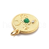 304 Stainless Steel Gemstone Pendants STAS-L283-50G-3
