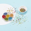 7 Colors Glass Round Seed Beads SEED-YW0001-24A-01-8