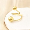 304 Stainless Steel Cuff Rings RJEW-D320-01G-2