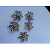 Acrylic Rhinestone Cabochons OHAR-PW0010-02G-2