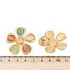 304 Stainless Steel Cat Eye Stone Stud Earrings EJEW-Z101-01G-3