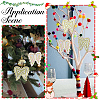 SUNNYCLUE 2 Sets Unfinished Wood Pendant Decorations WOOD-SC0001-89-5