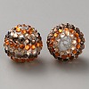 Thanksgiving Day Theme Resin Rhinestone Beads RB-WH0003-08P-2