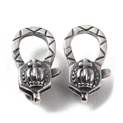 925 Thailand Sterling Silver Lobster Claw Clasps STER-D003-30AS-1