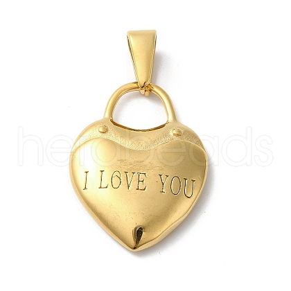 PVD Vacuum Plating 304 Stainless Steel Pendants STAS-B069-28G-1