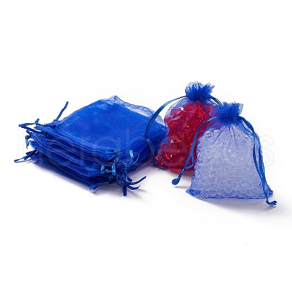 Organza Gift Bags with Drawstring X-OP-R016-9x12cm-10-1