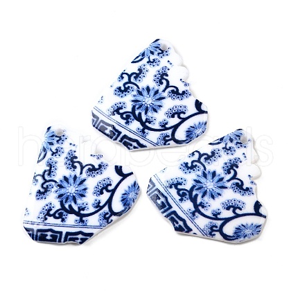 Printed Resin Pendants FIND-U031-12C-1