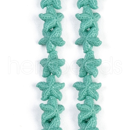 Synthetic Coral Dyed Carved Beads Strands CORA-K009-06A-05-1