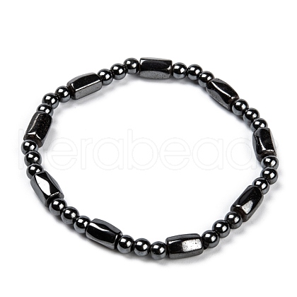 Magnetic Hematite Bracelets X-BJEW-Q005-1