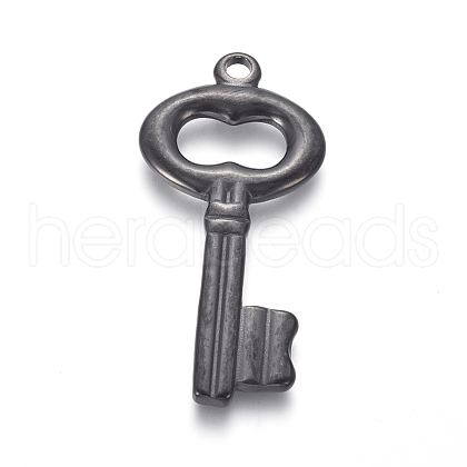 304 Stainless Steel Pendants STAS-H416-65B-1