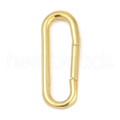 Brass Spring Gate Rings KK-S527-01G-A-1