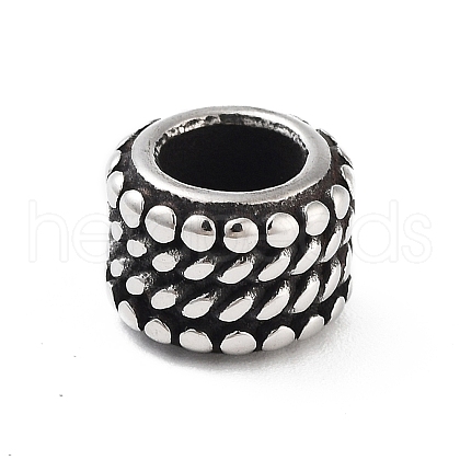 304 Stainless Steel European Beads STAS-I205-04AS-1