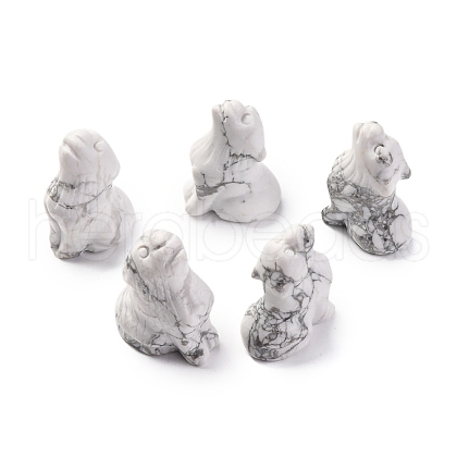 Natural Howlite Display Decorations DJEW-P019-A15-1