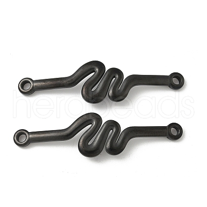 304 Stainless Steel Connector Charms STAS-Q362-07A-B-1
