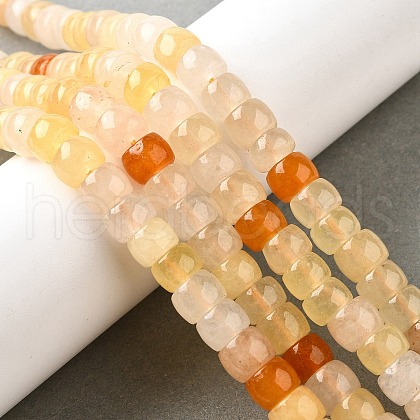 Natural Topaz Jade Beads Strands G-U023-B02-04-1