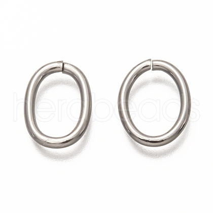 Non-Tarnish 304 Stainless Steel Open Jump Rings STAS-H133-07P-1