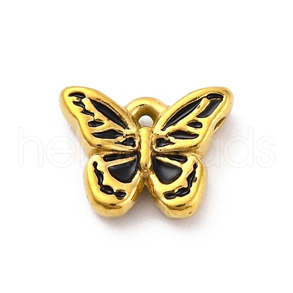 304 Stainless Steel Enamel Pendants STAS-B085-43G-03-1