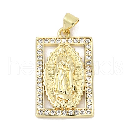 Brass Micro Pave Cubic Zirconia Pendants KK-D317-128G-1