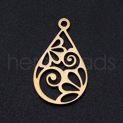 201 Stainless Steel Pendants STAS-S105-JN896-2-1