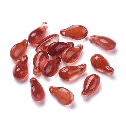 Transparent Glass Pendants GLAA-M040-A07-1