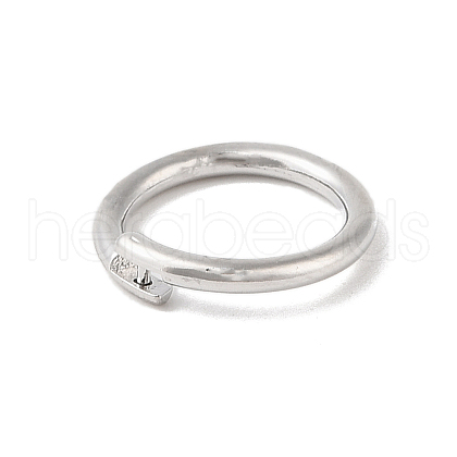 Brass Open Jump Rings KK-S369-01P-05-1
