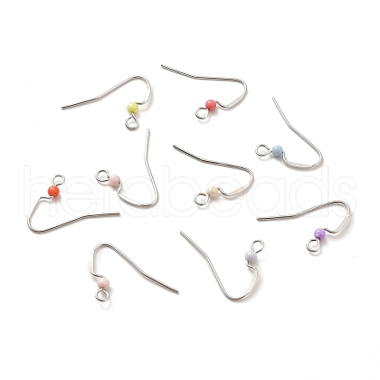 316 Surgical Stainless Steel Earring Hooks STAS-E044-02P-1