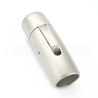 Non-Tarnish 304 Stainless Steel Bayonet Clasps STAS-B017-06P-1