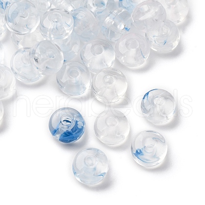 70Pcs Transparent Acrylic Beads OACR-S069-01B-1