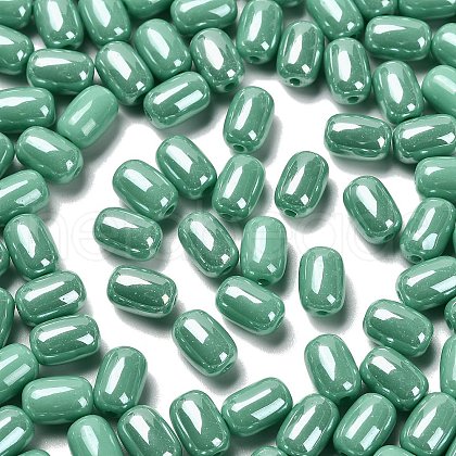 Opaque Glass Beads GLAA-Z012-01F-1