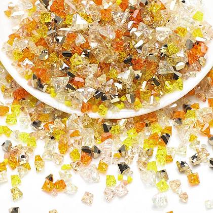 Opaque & Transparent Glass Beads GLAA-G109-01C-1