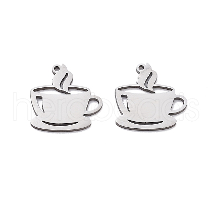 Mother's Day 201 Stainless Steel Charms STAS-V001-03-1