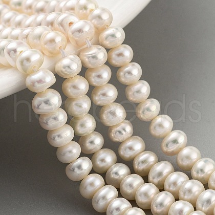 Natural Cultured Freshwater Pearl Beads Strands PEAR-C003-34B-1