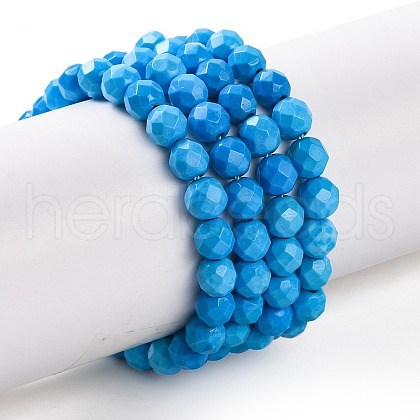 Natural Howlite Beads Strands G-C025-02C-10-1