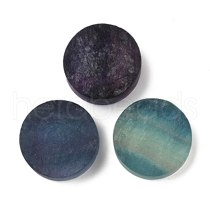 Natural Fluorite Cabochons G-K338-39E-04-1
