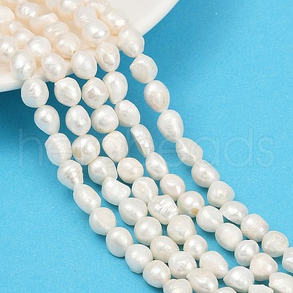 Natural Cultured Freshwater Pearl Beads Strands PEAR-P064-20C-01A-1