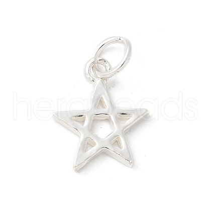 S925 Sterling Silver Pendant STER-H115-03B-S-1