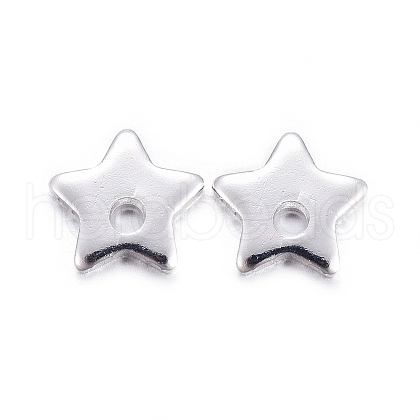 Stainless Steel Star Charms X-STAS-M037-17S-1