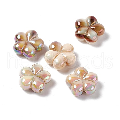 Opaque Acrylic Beads OACR-E004-18-1