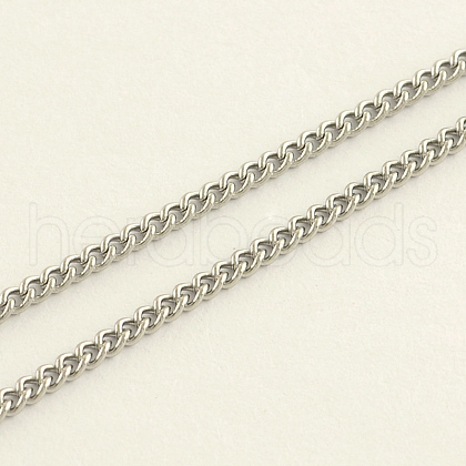 304 Stainless Steel Curb Chains CHS-Q001-20-1