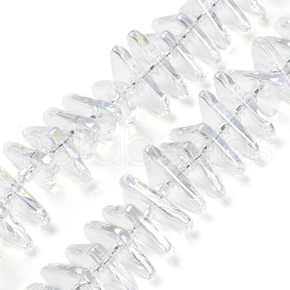 Electroplate Glass Beads Strands GLAA-K061-04A-AB01-1