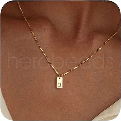 304 Stainless Steel Box Chain Necklaces FS-WG1FEB4-21-1