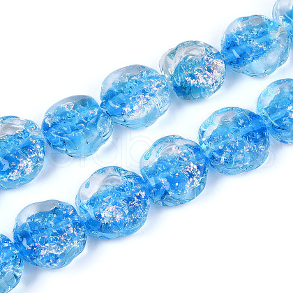 Handmade Lampwork Beads Strands LAMP-N028-04C-1