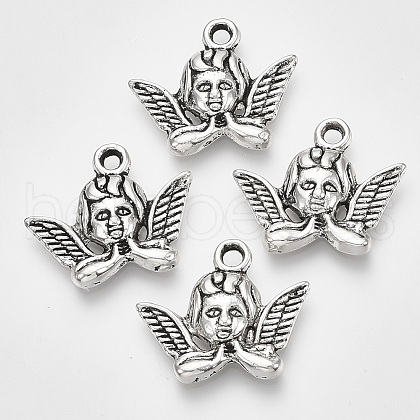 Tibetan Style Alloy Pendants TIBEP-Q083-06AS-NR-1