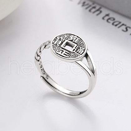 925 Sterling Silver Adjustable Finger Rings FS-WG2A94A-01-1