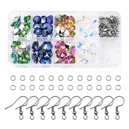 DIY Bling Star & Snowflake Earring Making Kit DIY-YW0006-56-1