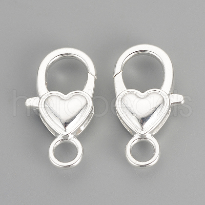 Alloy Lobster Claw Clasps PALLOY-R070-12S-1