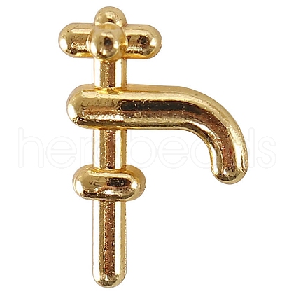 Alloy Faucet Miniature Ornaments PW-WG16176-01-1