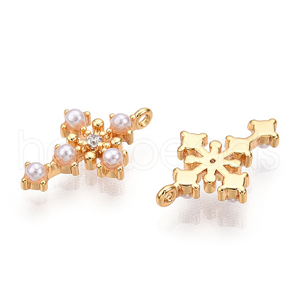 Brass Micro Pave Cubic Zirconia Pendants ZIRC-K082-045A-1