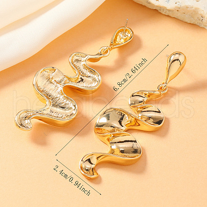 Alloy Stud Earrings FS-WG2070E-09-1