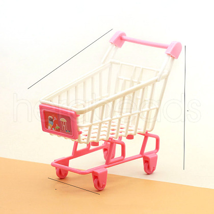 Plastic Shopping Cart Mini Model PW-WGE7D15-01-1